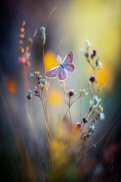 butterfly on a meadow