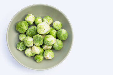 Fresh brussels sprouts. Organic vegetables