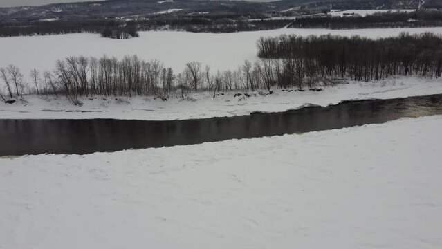 Northern Maine Riverfront in Madawaska
