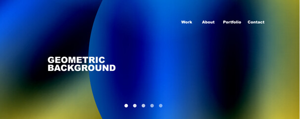 Round shapes and circles geometric abstract background. Vector Illustration For Wallpaper, Banner, Background, Card, Book Illustration, landing page