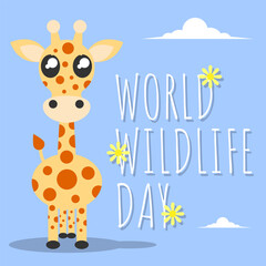 World Wildlife Day greeting card