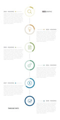 timeline template infographic presentation style display. 6 step