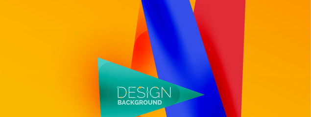 Background color abstract overlapping lines. Minimal composition vector illustration for wallpaper banner background or landing page