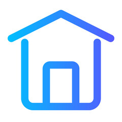 home button gradient icon