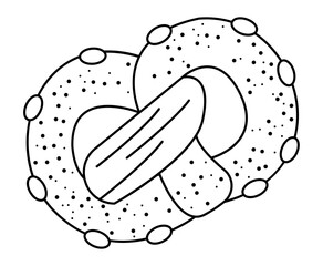 pretzel pastry product