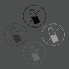 Lactose Free icon. Lactose Free.