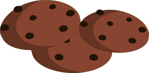 Fototapeta premium Pastry Food Illustration Element
