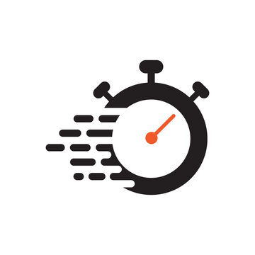 Stopwatch logo images illustration