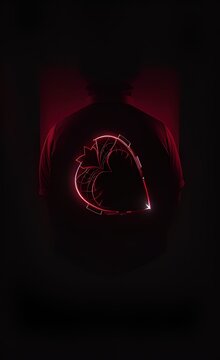 background with glowing lights made using Generative AI Technology.