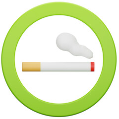 cigarette smoking area sign