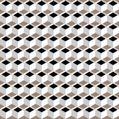 Seamless 3d wall geographic wallpaper illustration