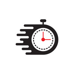 Stopwatch logo images illustration