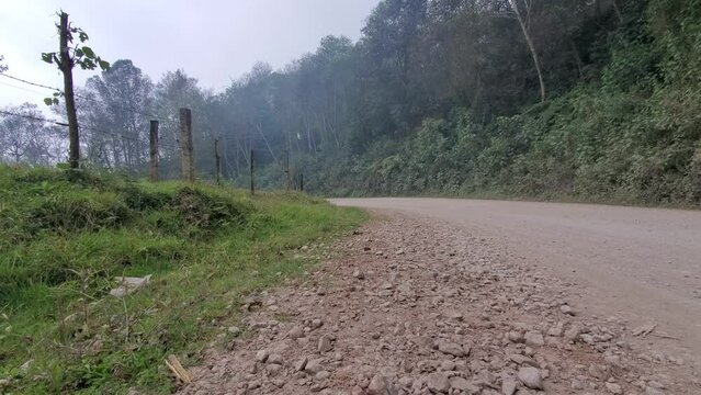 carretera empedrada