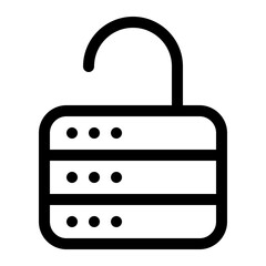 unlock passcode icon