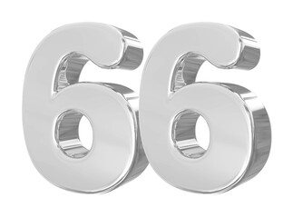 66 Silver Number 