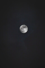 Moon photo, taken outdoors, shot on Monday October 11th, 2022. © Ezri