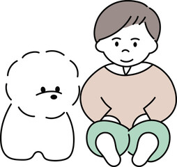 ビジョンフリーゼと男の子1