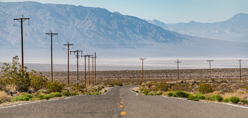 Road in Death Valley, California, USA