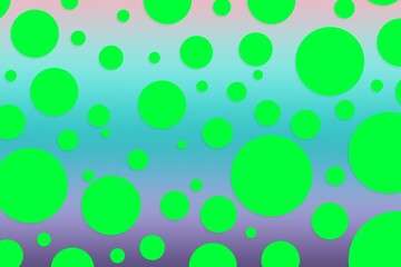 Colorful polka dot backdrop and background