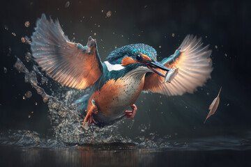 Obraz premium bird in flight