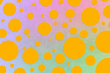 Colorful polka dot backdrop and background