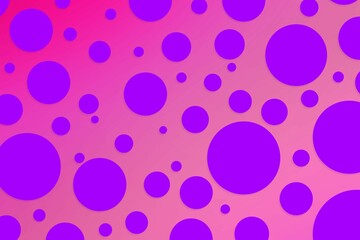Colorful polka dot backdrop and background
