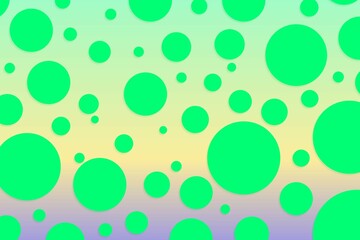Colorful polka dot backdrop and background