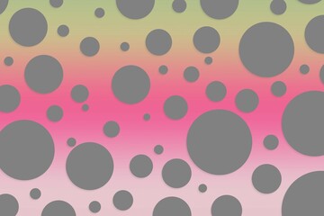 Colorful polka dot backdrop and background