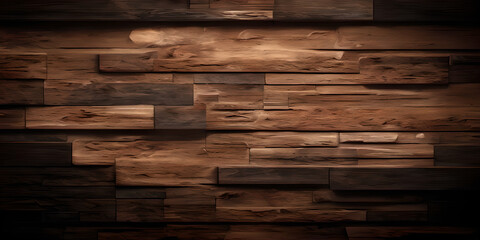old wood wall background, copy space for text, illustration, Generative, AI