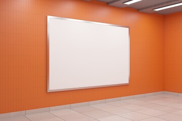 Subway Sign Poster Billboard Mockup