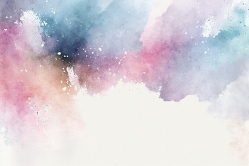Obraz premium Minimalist Watercolor Wallpaper