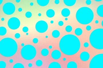 Colorful polka dot backdrop and background