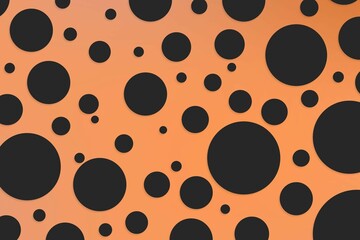 Colorful polka dot backdrop and background