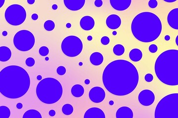 Colorful polka dot backdrop and background