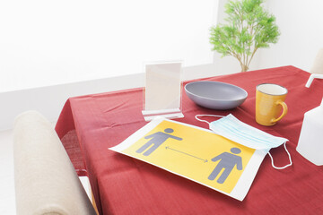 新型コロナウイルスレストランイメージ