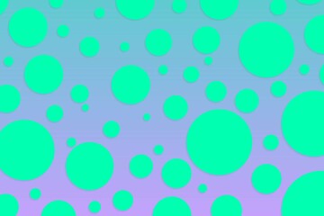 Colorful polka dot backdrop and background