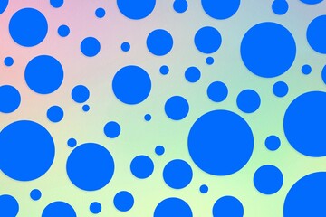 Colorful polka dot backdrop and background