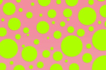 Colorful polka dot backdrop and background