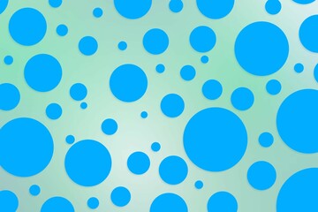 Colorful polka dot backdrop and background