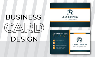 Luxury business card, Luxury business card design template, Creative business card	