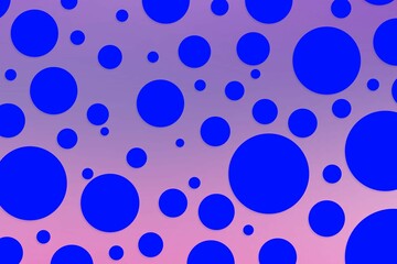 Colorful polka dot backdrop and background