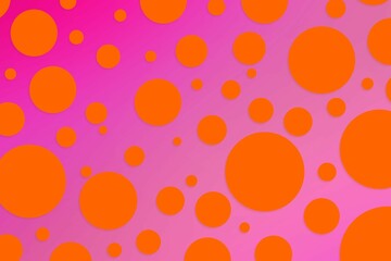 Colorful polka dot backdrop and background