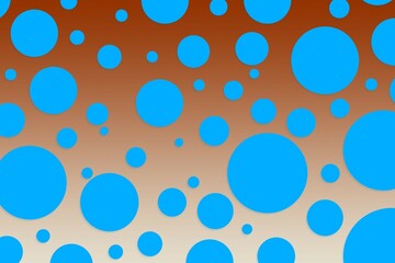 Colorful polka dot backdrop and background