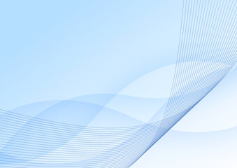 水色の抽象ウェーブ背景