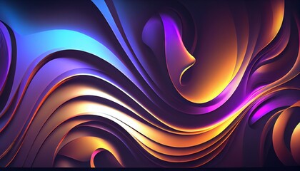 Abstract 3D Backgroud. Wallpaper. Art. Poster or canva.