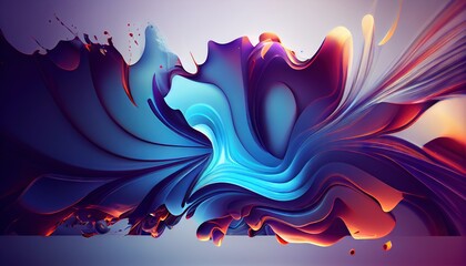 Obraz premium Abstract 3D Backgroud. Wallpaper. Art. Poster or canva.