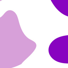 Fototapeta na wymiar Purple Abstract Shapes Corner Decor