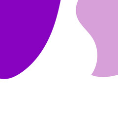 Purple Abstract Shapes Corner Decor
