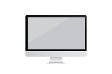 Modern computer with display screen.