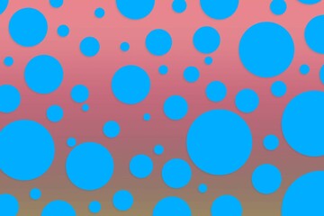 Colorful polka dot backdrop and background